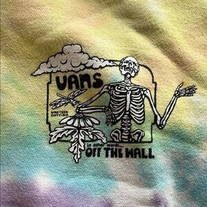 Vans Pastel Tie-Dye Skeleton Hoodie